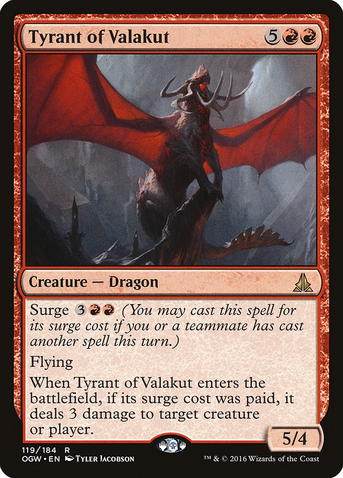 Tyrant of Valakut [Oath of the Gatewatch] | Yard's Games Ltd