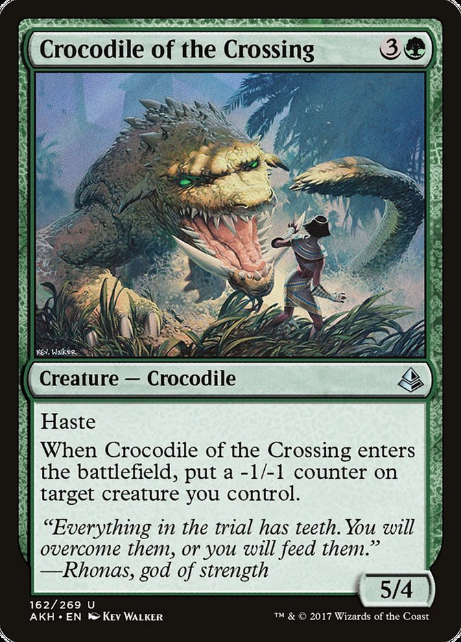 Crocodile of the Crossing [Amonkhet] | Yard's Games Ltd