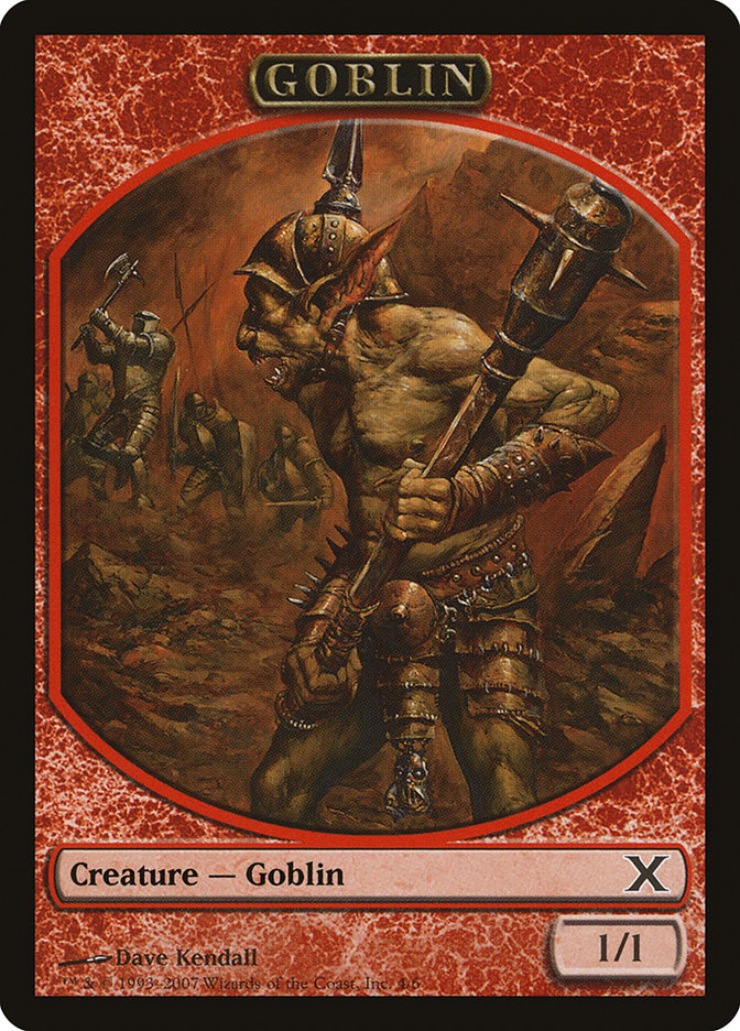 Goblin Token [Tenth Edition Tokens] | Yard's Games Ltd