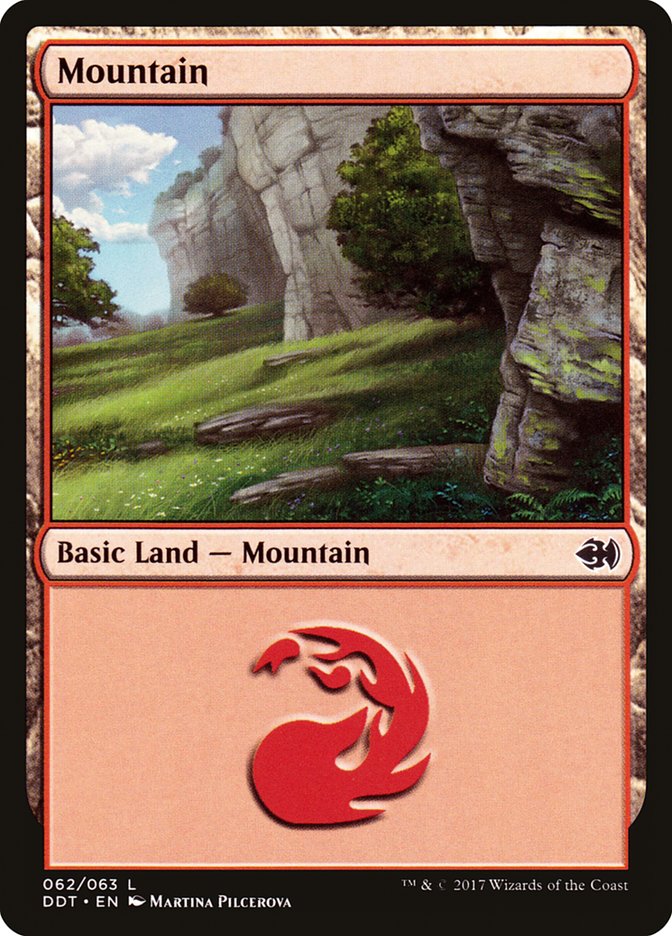 Mountain (62) [Duel Decks: Merfolk vs. Goblins] | Yard's Games Ltd