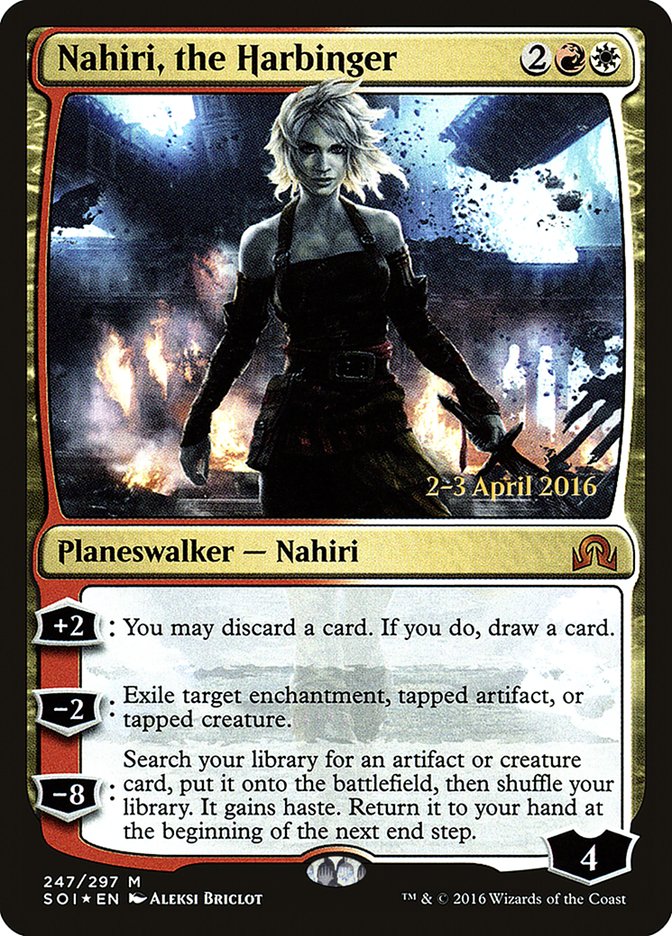 Nahiri, the Harbinger [Shadows over Innistrad Prerelease Promos] | Yard's Games Ltd
