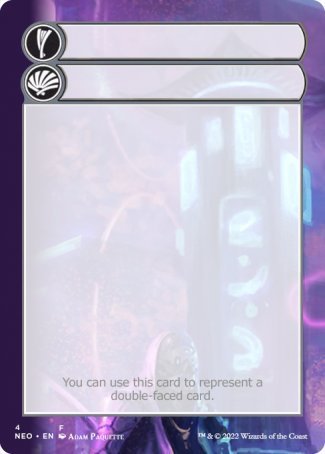 Helper Card (4/9) [Kamigawa: Neon Dynasty Tokens] | Yard's Games Ltd