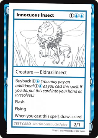 Innocuous Insect (2021 Edition) [Mystery Booster Playtest Cards] | Yard's Games Ltd