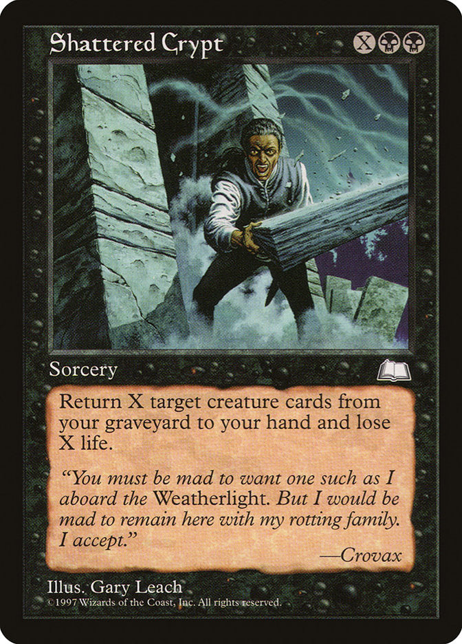 Shattered Crypt [Weatherlight] | Yard's Games Ltd
