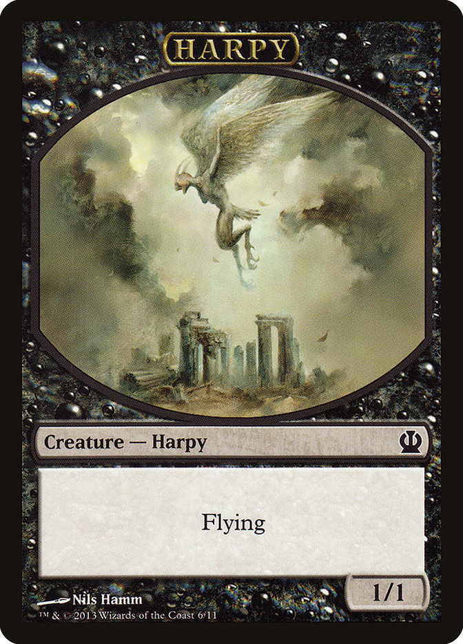 Harpy Token [Theros Tokens] | Yard's Games Ltd