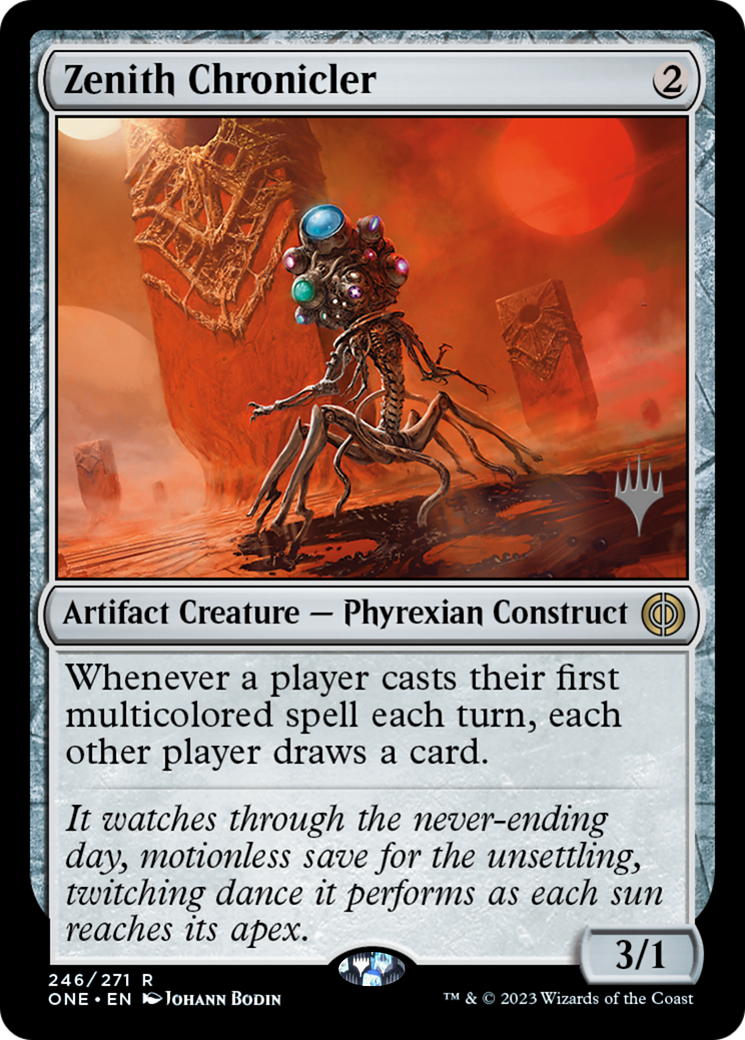 Zenith Chronicler (Promo Pack) [Phyrexia: All Will Be One Promos] | Yard's Games Ltd