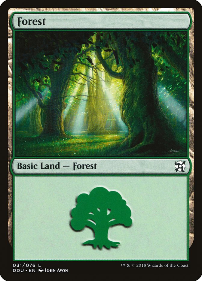 Forest (31) [Duel Decks: Elves vs. Inventors] | Yard's Games Ltd