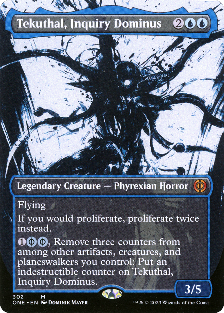 Tekuthal, Inquiry Dominus (Borderless Ichor) [Phyrexia: All Will Be One] | Yard's Games Ltd