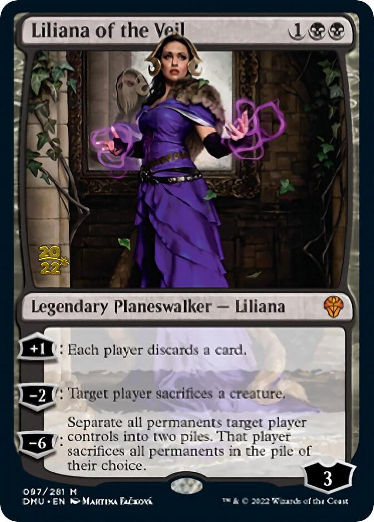 Liliana of the Veil [Dominaria United Prerelease Promos] | Yard's Games Ltd