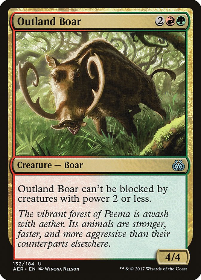 Outland Boar [Aether Revolt] | Yard's Games Ltd