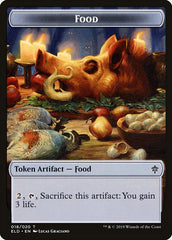 Rat // Food (18) Double-Sided Token [Throne of Eldraine Tokens] | Yard's Games Ltd