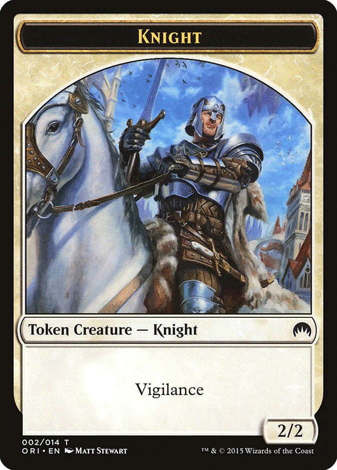 Knight Token [Magic Origins Tokens] | Yard's Games Ltd