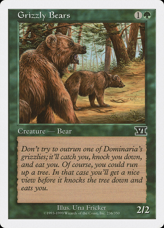 Grizzly Bears [Classic Sixth Edition] | Yard's Games Ltd