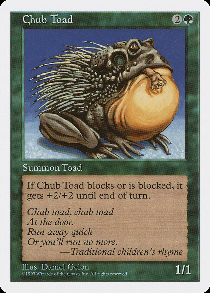 Chub Toad [Fifth Edition] | Yard's Games Ltd