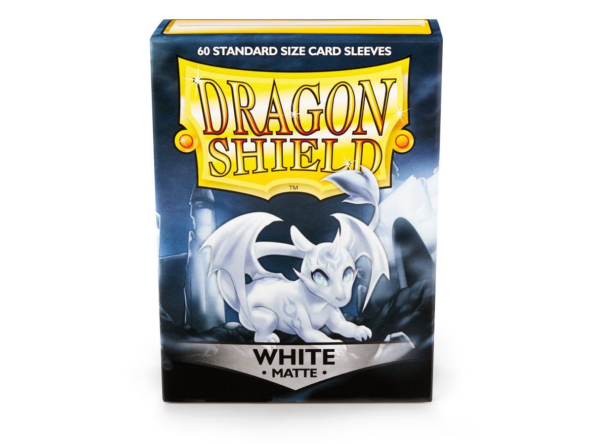Dragon Shield Standard Matte White ‘Eternis’ – (60ct) | Yard's Games Ltd
