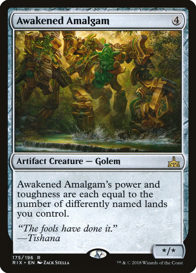 Awakened Amalgam [Rivals of Ixalan] | Yard's Games Ltd