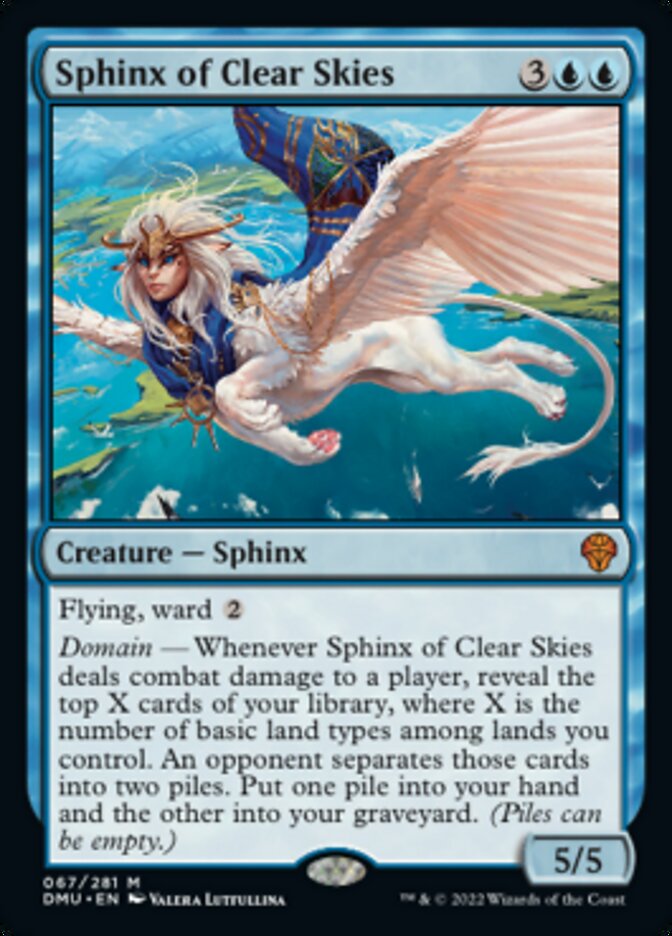 Sphinx of Clear Skies [Dominaria United] | Yard's Games Ltd