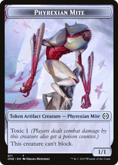 Phyrexian Mite // Phyrexian Insect Double-Sided Token [Phyrexia: All Will Be One Commander Tokens] | Yard's Games Ltd