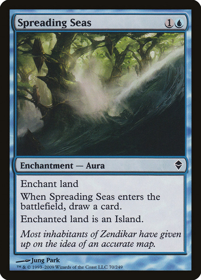 Spreading Seas [Zendikar] | Yard's Games Ltd