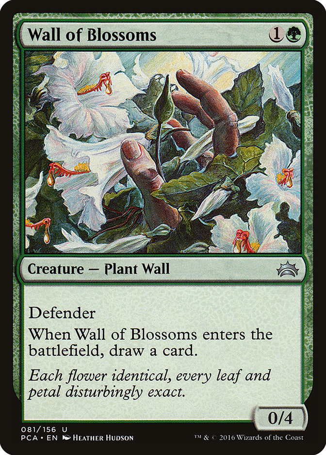 Wall of Blossoms [Planechase Anthology] | Yard's Games Ltd