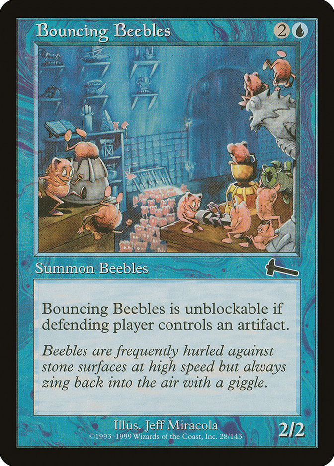 Bouncing Beebles [Urza's Legacy] | Yard's Games Ltd
