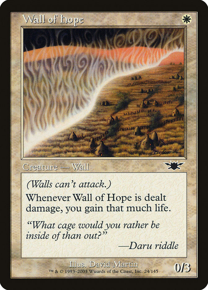 Wall of Hope [Legions] | Yard's Games Ltd