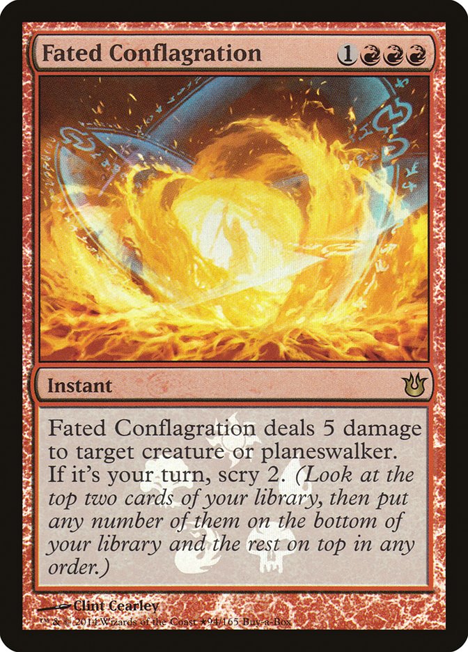 Fated Conflagration (Buy-A-Box) [Born of the Gods Promos] | Yard's Games Ltd