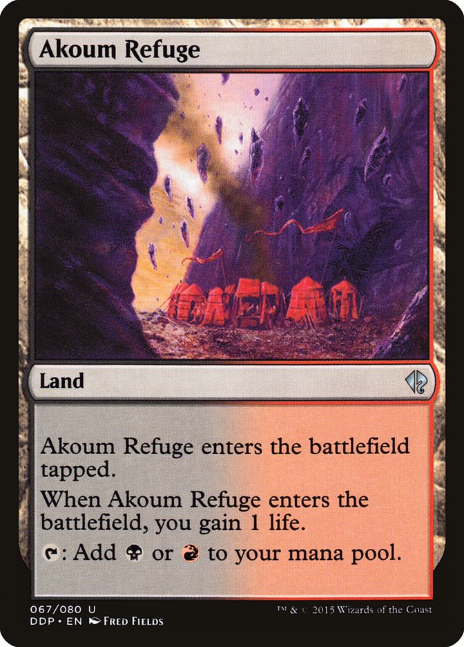 Akoum Refuge [Duel Decks: Zendikar vs. Eldrazi] | Yard's Games Ltd
