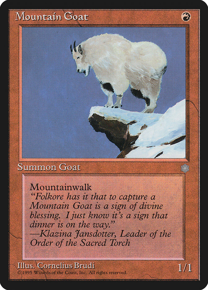 Mountain Goat [Ice Age] | Yard's Games Ltd