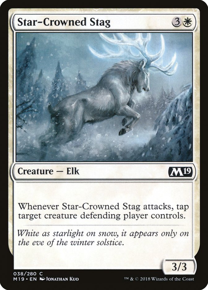 Star-Crowned Stag [Core Set 2019] | Yard's Games Ltd