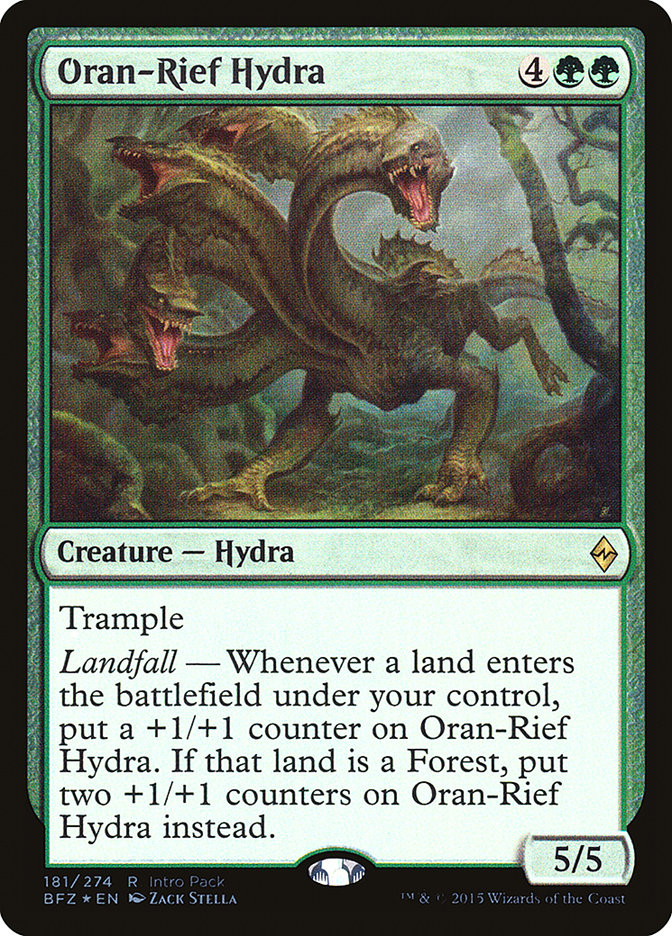 Oran-Rief Hydra (Intro Pack) [Battle for Zendikar Promos] | Yard's Games Ltd
