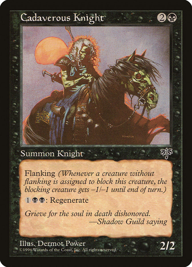 Cadaverous Knight [Mirage] | Yard's Games Ltd