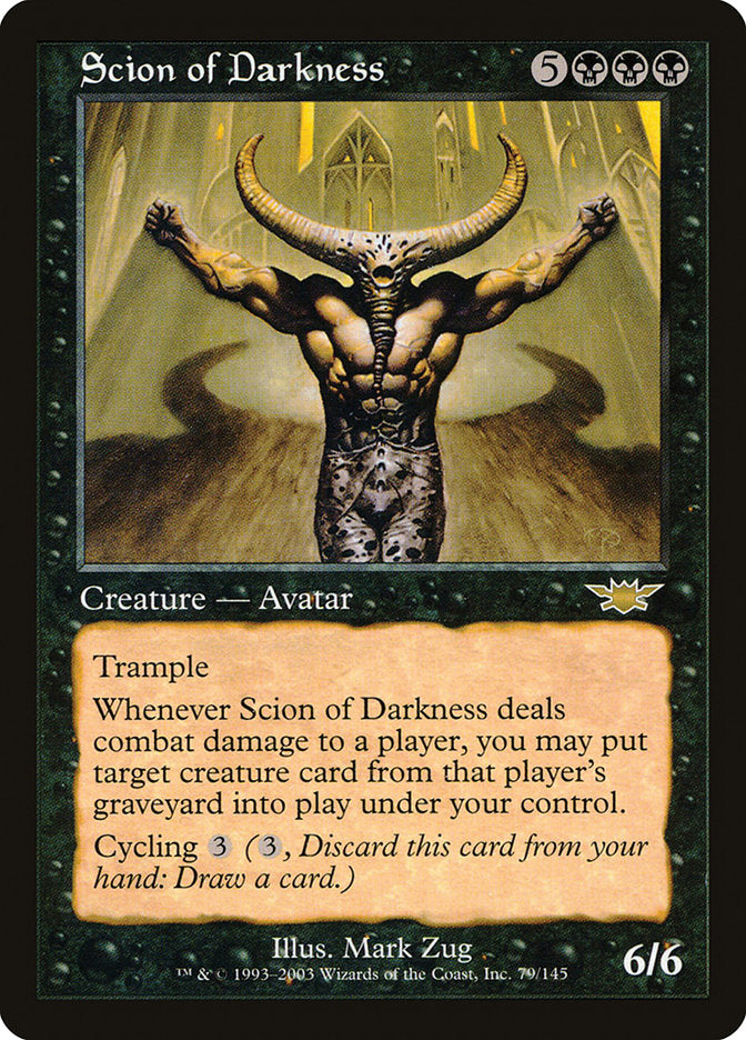 Scion of Darkness [Legions] | Yard's Games Ltd