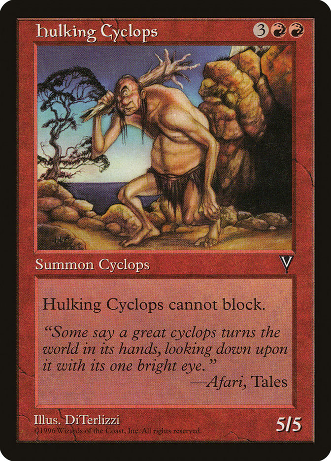 Hulking Cyclops [Visions] | Yard's Games Ltd