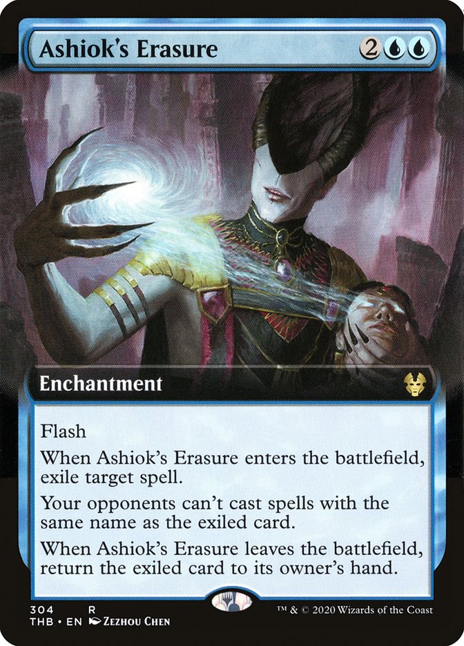 Ashiok's Erasure (Extended Art) [Theros Beyond Death] | Yard's Games Ltd