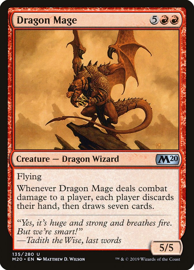 Dragon Mage [Core Set 2020] | Yard's Games Ltd