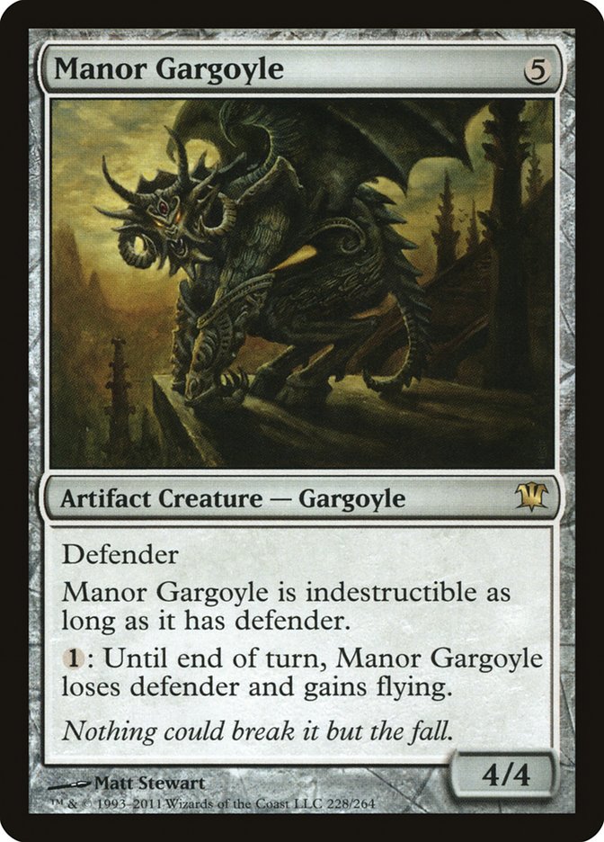 Manor Gargoyle [Innistrad] | Yard's Games Ltd