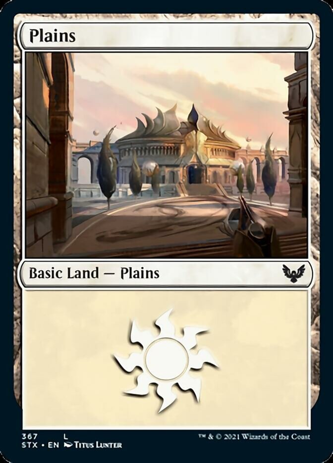 Plains (367) [Strixhaven: School of Mages] | Yard's Games Ltd