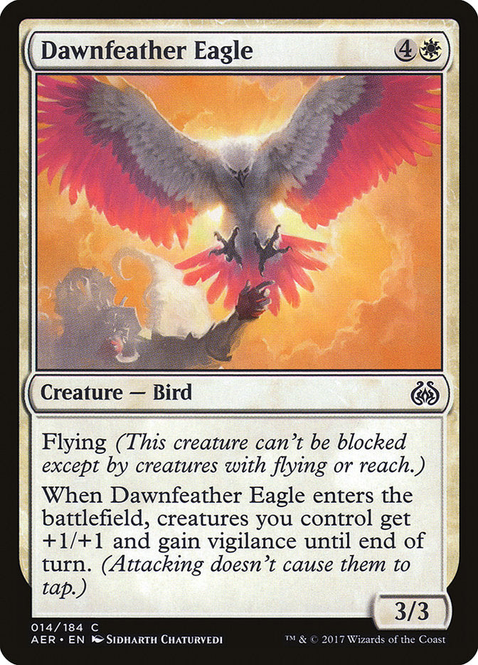 Dawnfeather Eagle (Intro Pack) [Aether Revolt Promos] | Yard's Games Ltd