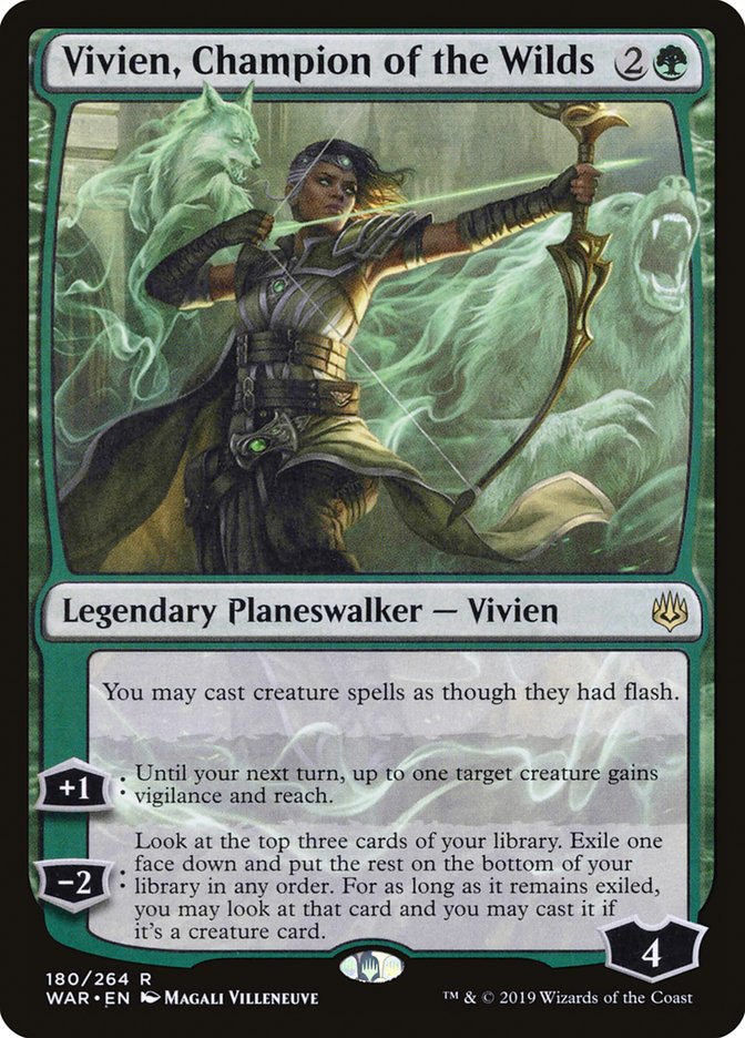 Vivien, Champion of the Wilds [War of the Spark] | Yard's Games Ltd