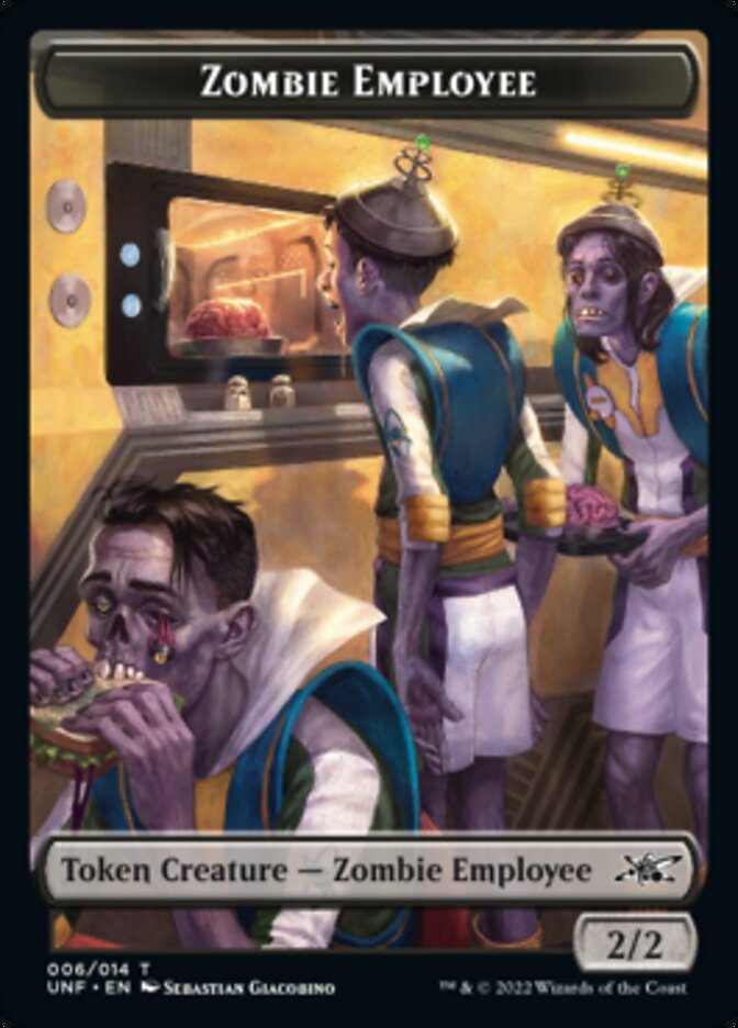 Zombie Employee Token [Unfinity Tokens] | Yard's Games Ltd