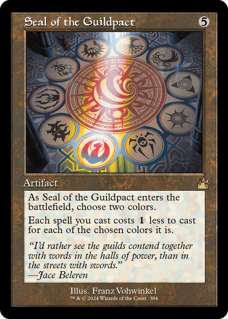 Seal of the Guildpact (Retro Frame) [Ravnica Remastered] | Yard's Games Ltd