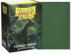 Dragon Shield: Standard 100ct Sleeves - Forest Green (Matte) | Yard's Games Ltd