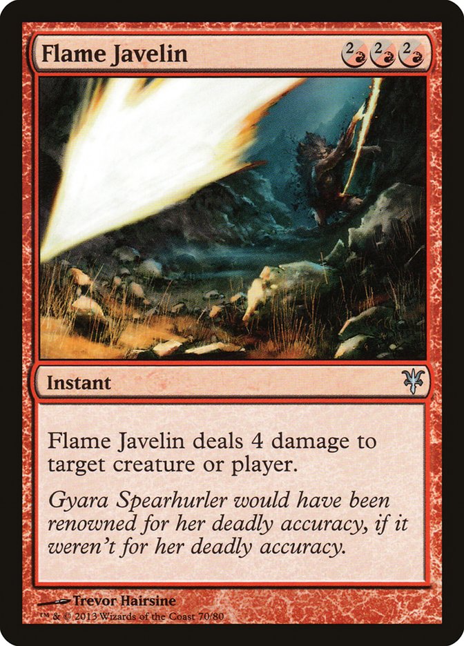 Flame Javelin [Duel Decks: Sorin vs. Tibalt] | Yard's Games Ltd