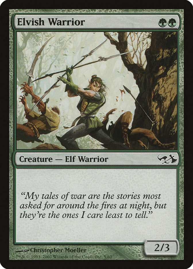 Elvish Warrior [Duel Decks: Elves vs. Goblins] | Yard's Games Ltd