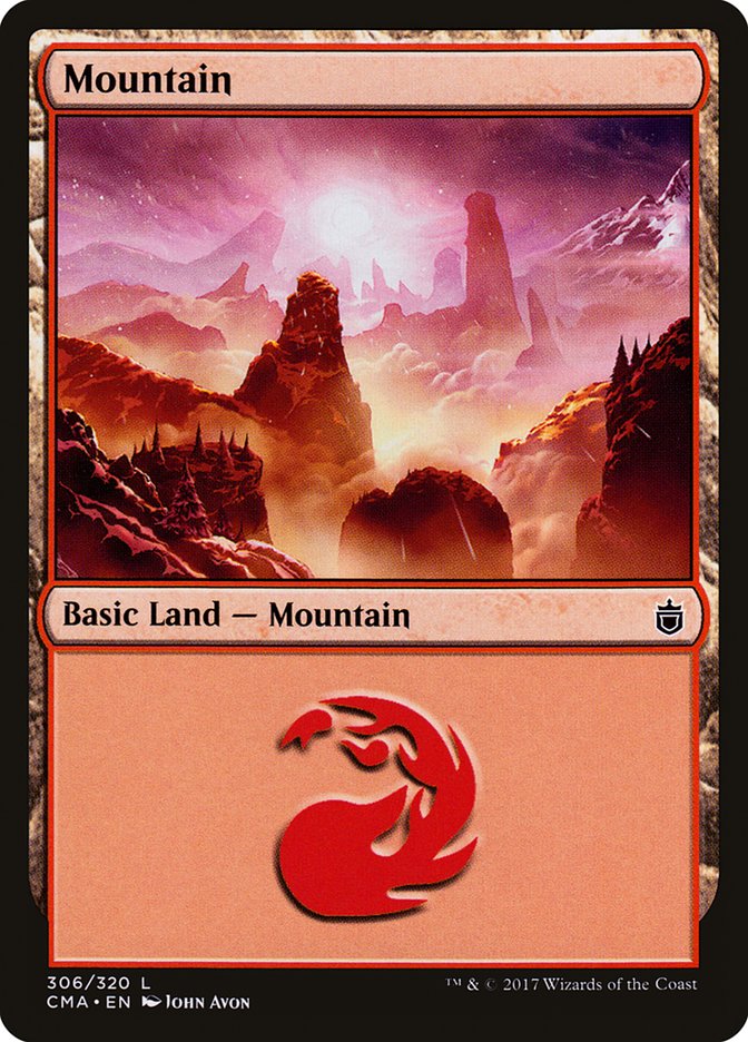 Mountain (306) [Commander Anthology] | Yard's Games Ltd
