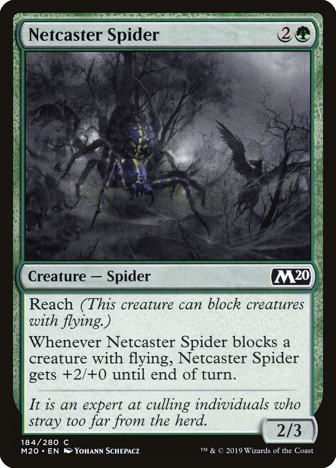 Netcaster Spider [Core Set 2020] | Yard's Games Ltd