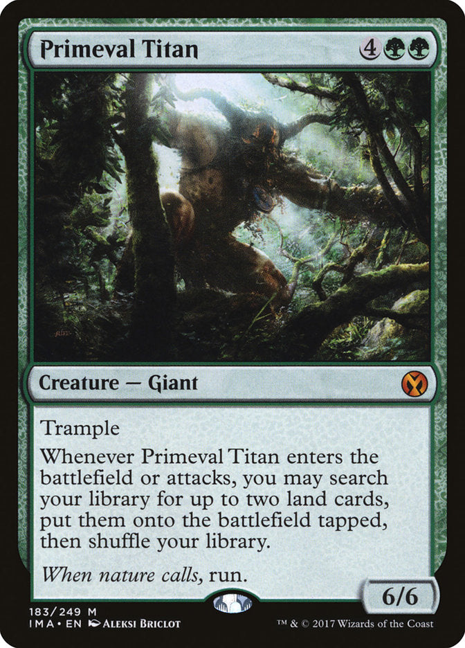 Primeval Titan [Iconic Masters] | Yard's Games Ltd