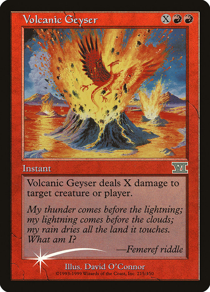 Volcanic Geyser [Friday Night Magic 2000] | Yard's Games Ltd