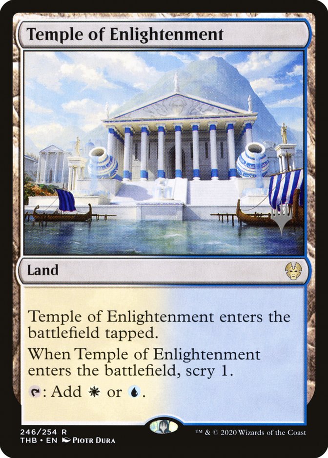 Temple of Enlightenment (Promo Pack) [Theros Beyond Death Promos] | Yard's Games Ltd
